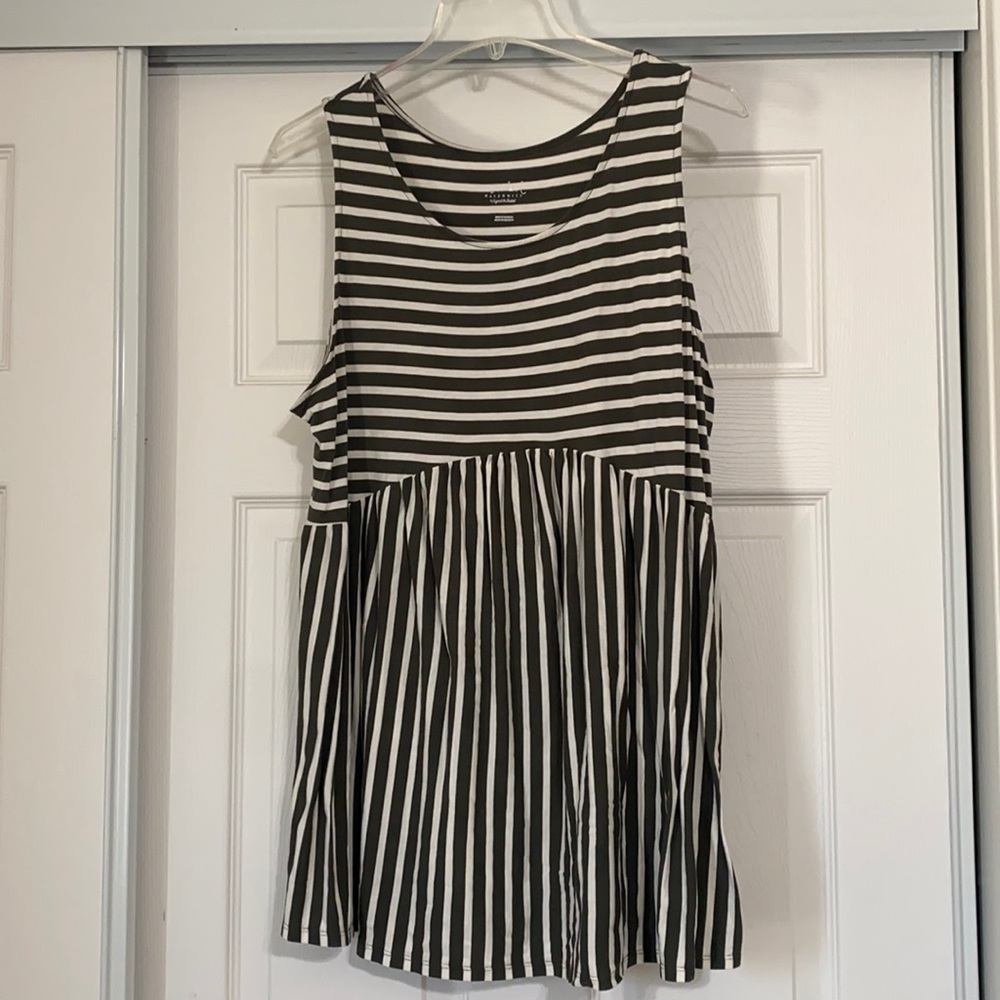 Maternity Striped Tank